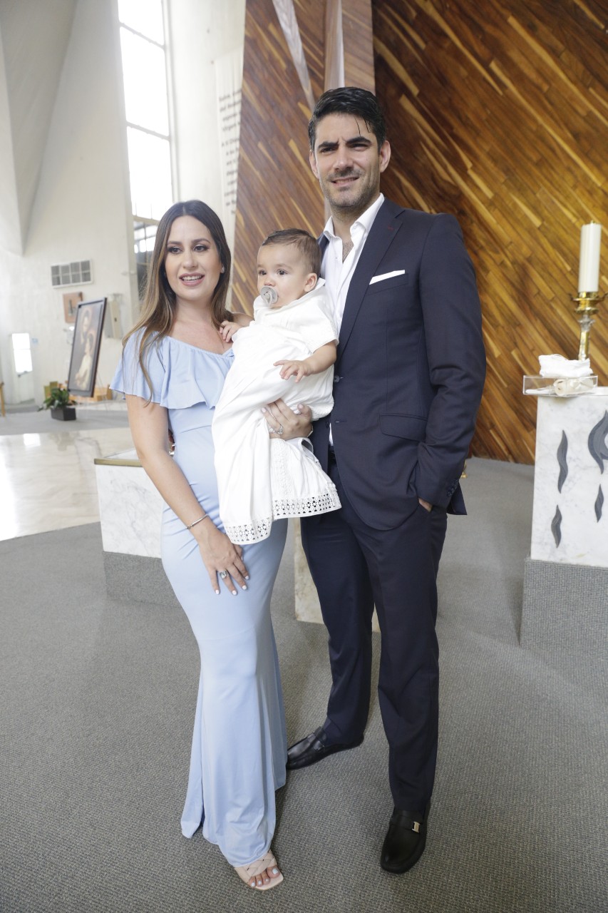 Betina Martínez de Duprat, Leonel Tame y Rodrigo Duprat.
