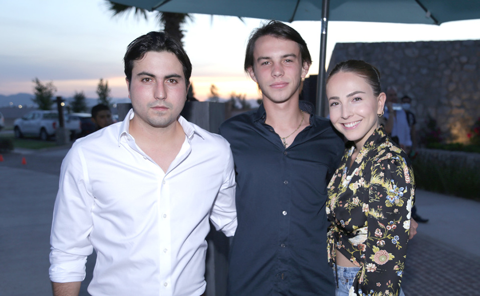 Daniel, Eugenio y Andrea