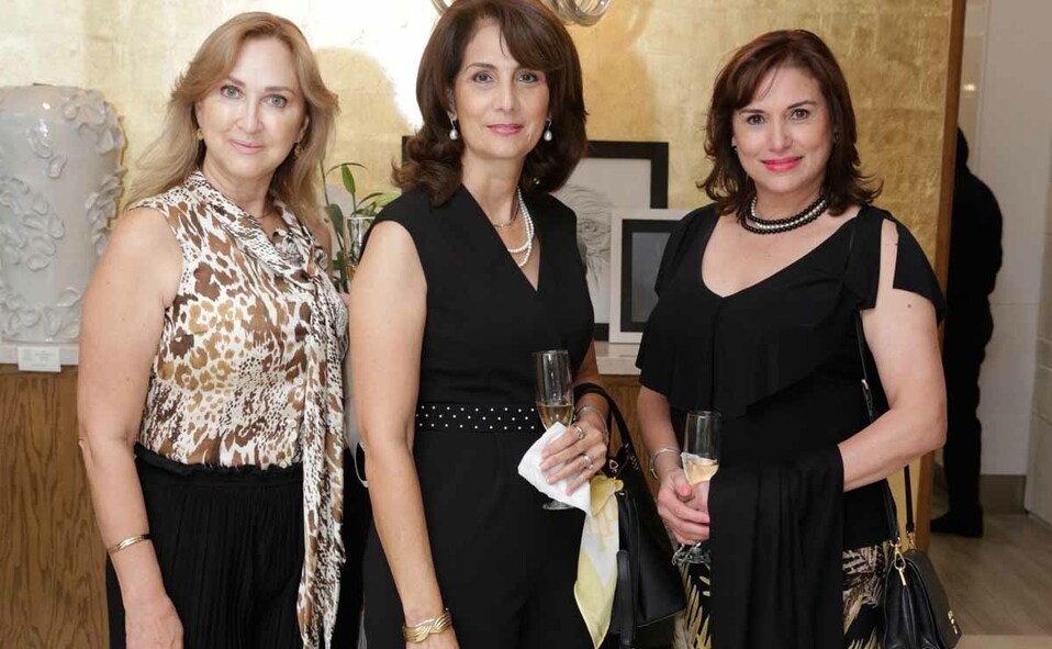 Lisa González de Andonie, Adriana Lozano de Troncoso y Nelly Ibarra de Garza / Fotos: Daniel Saldívar