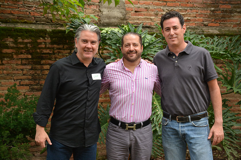 Antonio Guevara, Jaime Veytia Prerezverdía y Benjamín Ramírez Monraz