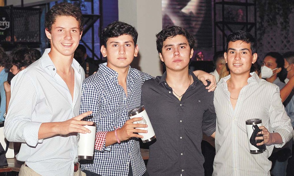 Daniel Holguera, Ernesto Nemer, Alex Lara y Juan Nemer / Fotos: Dennis Hernández