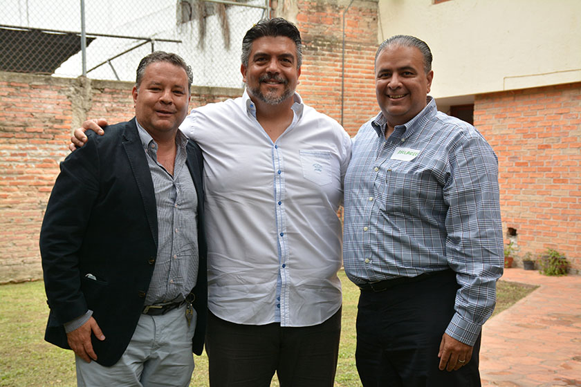 Juan José Gómez Watanabe, Álvaro Garciarce y Abelardo Reyes