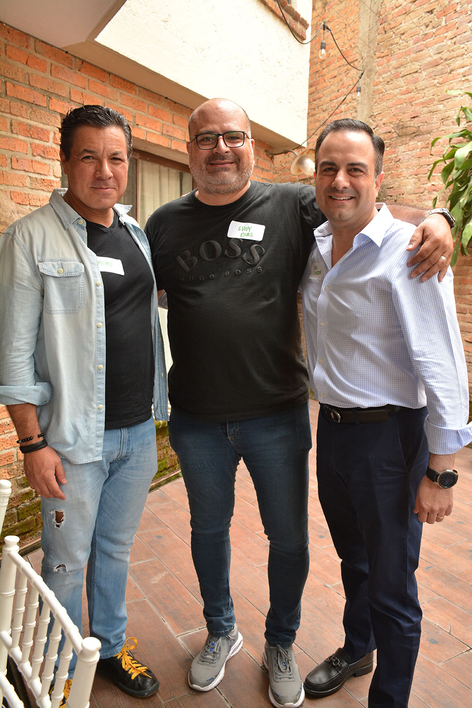 Memo Núñez, Jesús Díaz y Memo Marrufo