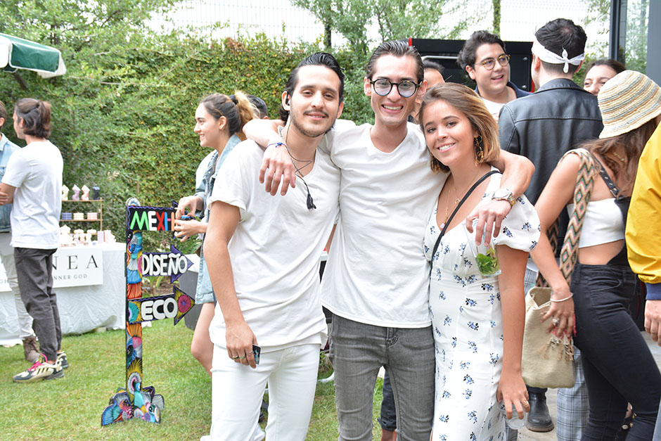 Alberto Famania, Javier Zepeda y Janine Kofler