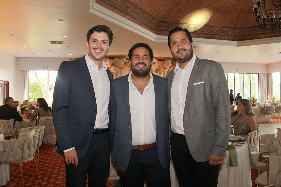 Óscar García, Alberto Cándia y Luis Sandoval