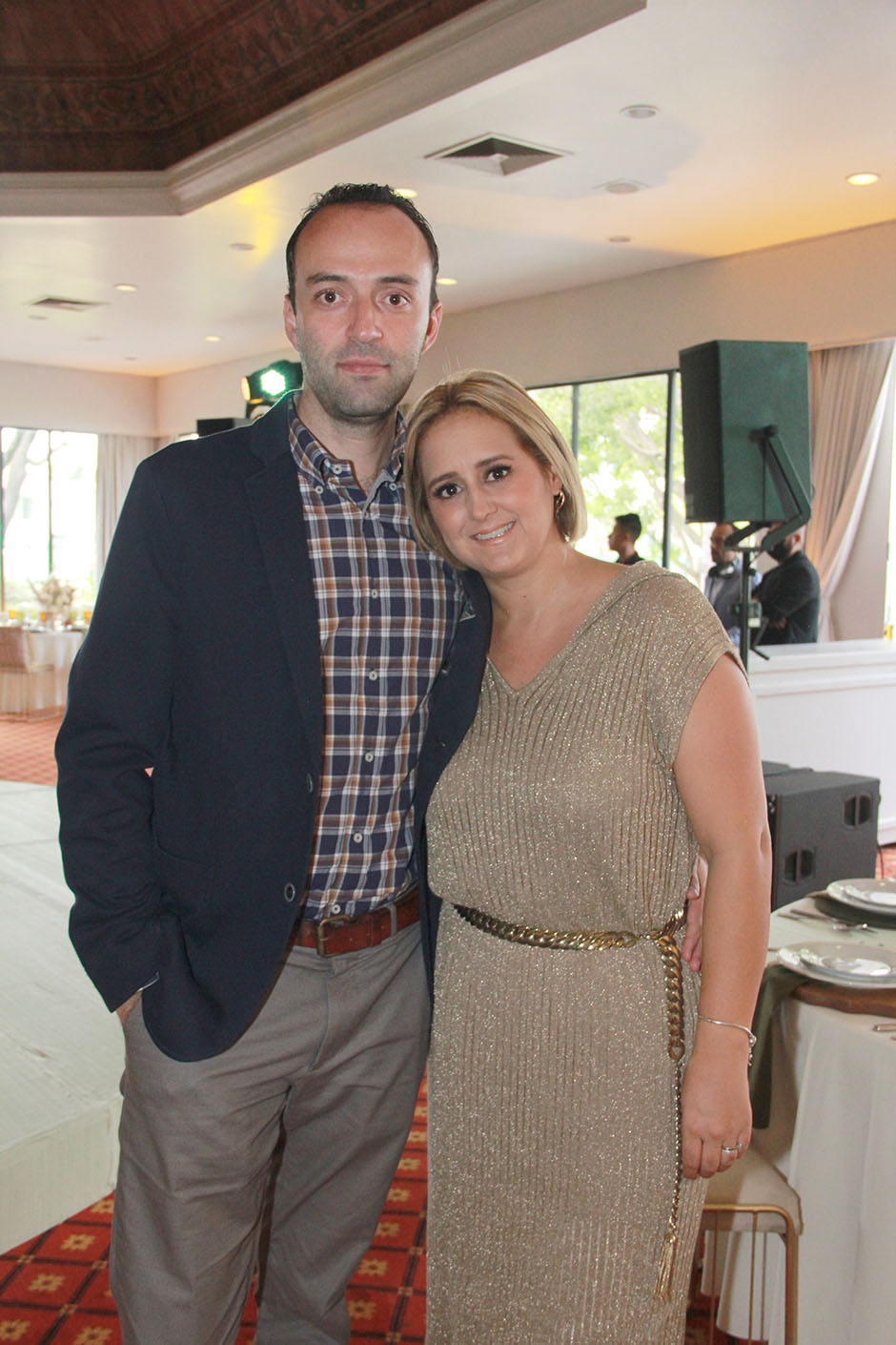 Óscar Santíbañez y Lorena Ibañez