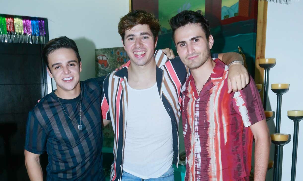 Andrés Navy, Carlos Torres y Alejandro Colyer
