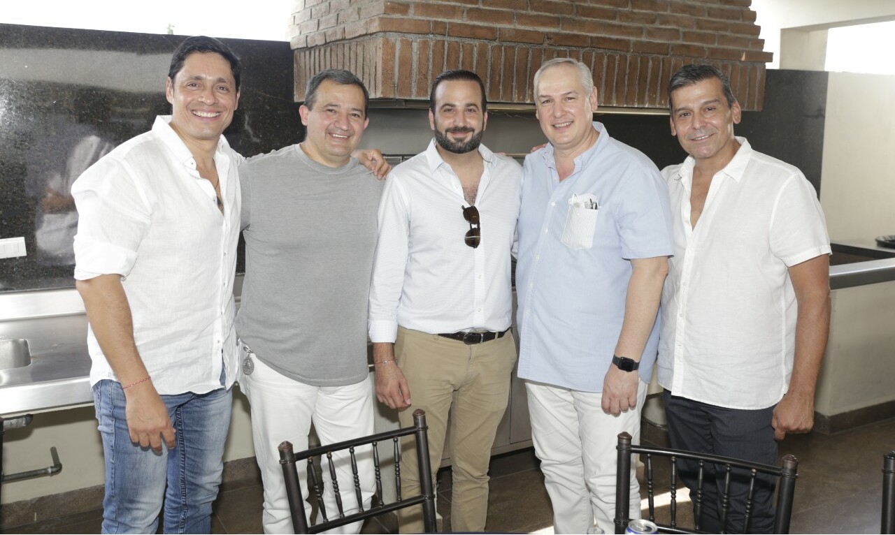 Rubén Salinas, Jorge González, Mauricio Farah, José Ángel Escamilla y Carlos García / Foto: Daniel Saldívar