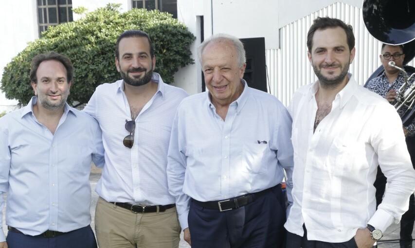 Alfredo Farah, Mauricio Farah, Alfredo Farah y David Farah / Foto: Daniel Saldívar