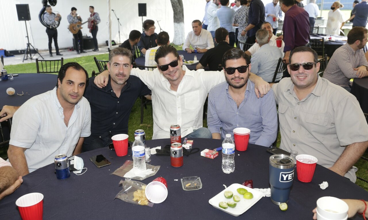 Adrián Marcos, Alex Villarreal, Rodrigo Adán, Daniel Treviño y Rogelio Garza / Foto: Daniel Saldívar