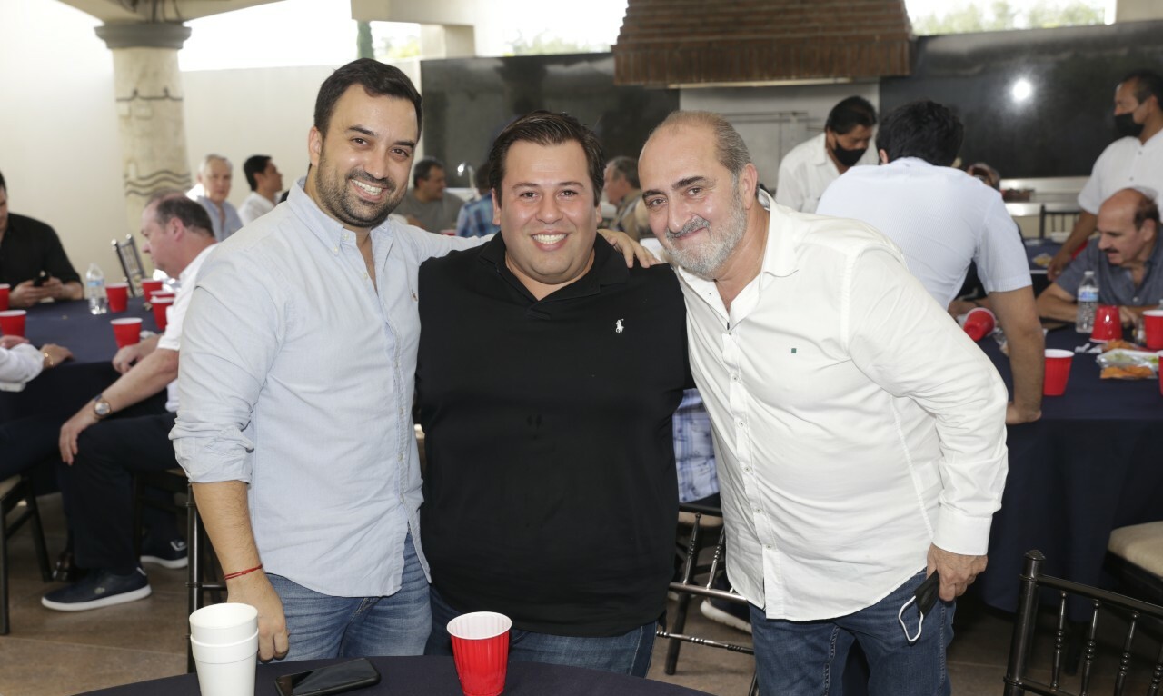 Adrián Salinas, Héctor Luna y Eliezer Canales / Foto: Daniel Saldívar