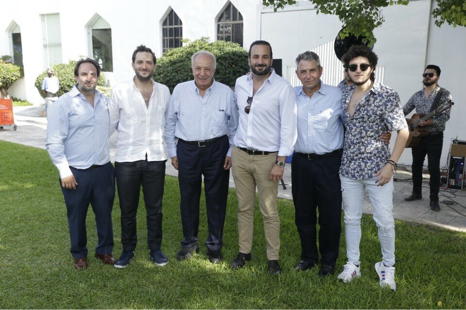 Alfredo Farah, David Farah, Alfredo Farah, Mauricio Farah, Adrián Cruz y Jerónimo Cruz / Foto: Daniel Saldívar