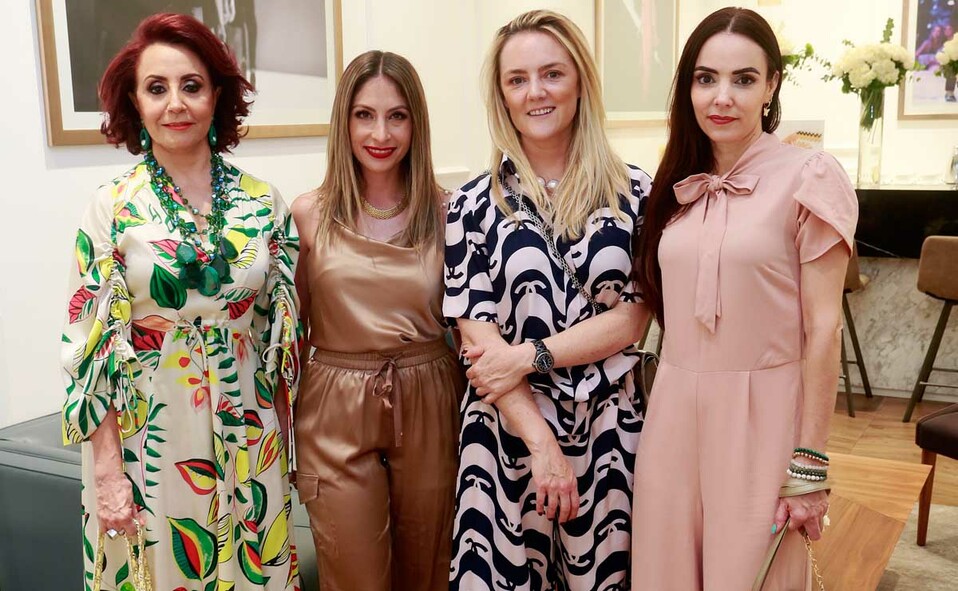 Amalia Lozano de Maiz, Vanessa Villarreal de Martínez, Itziar Carrasedo y Amalia Maiz / Fotos: Omar Valdez