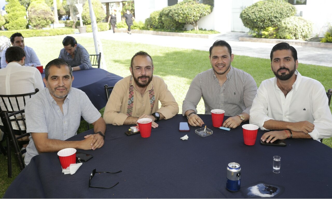 Ricardo Rodríguez, Gerardo Canales, Roberto Escobedo y Juan Pablo Castuera / Foto: Daniel Saldívar