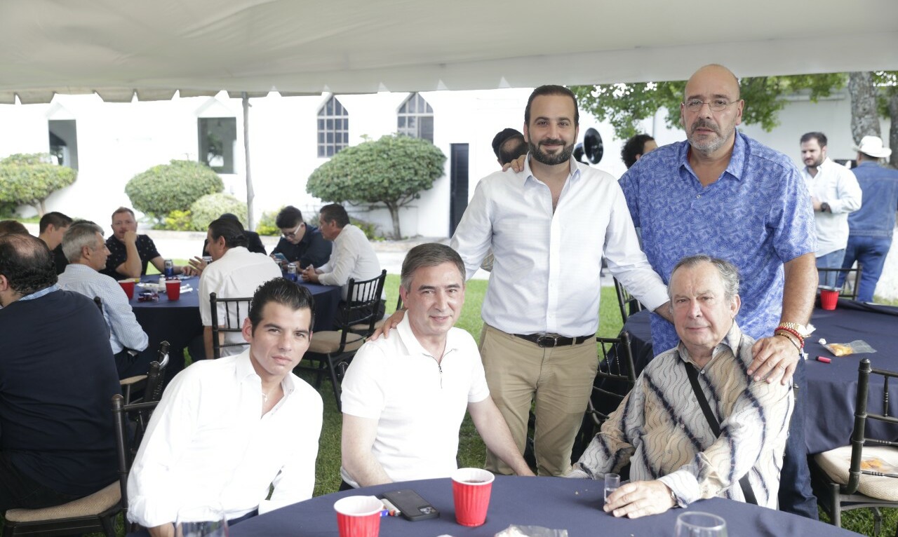 Miguel Flores, Aldo Fasci, Mauricio Farah, Marcial Herrera y Mauricio Fernández / Foto: Daniel Saldívar