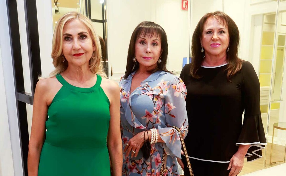 Mónica Buerón de Villarreal, Martha rangel de RodrÍguez y AmÉrica Montemayor / Fotos: Omar Valdez