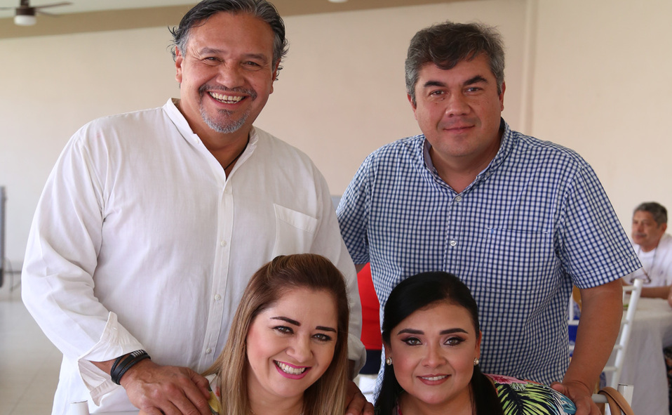 Fernando, Oscar, Laura y Karina