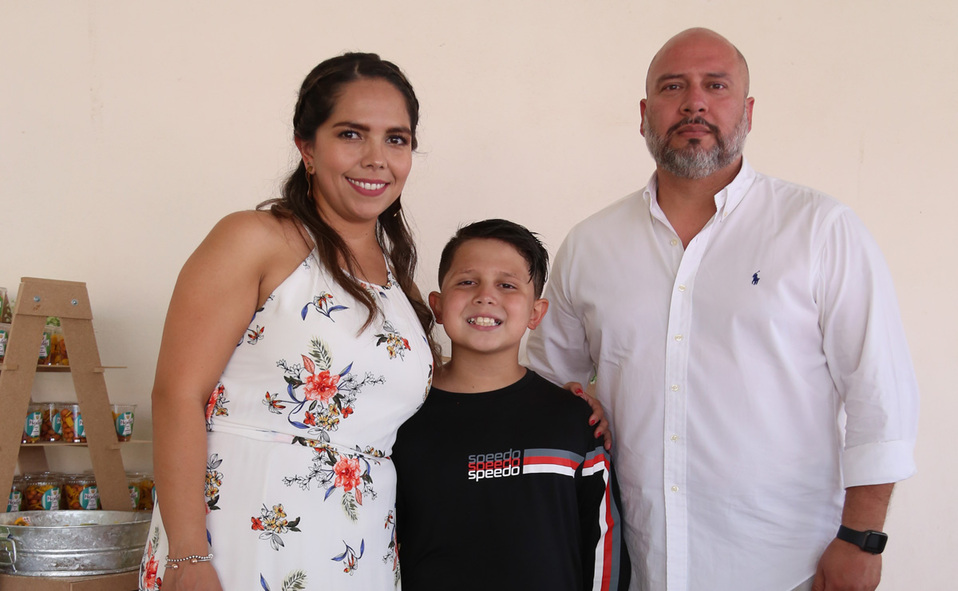 Myriam, Nicolás y Javier