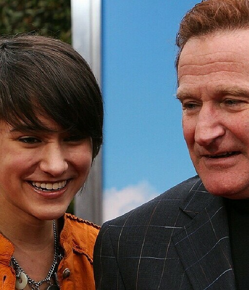 Zelda y Robin Williams (Foto: Instagram)