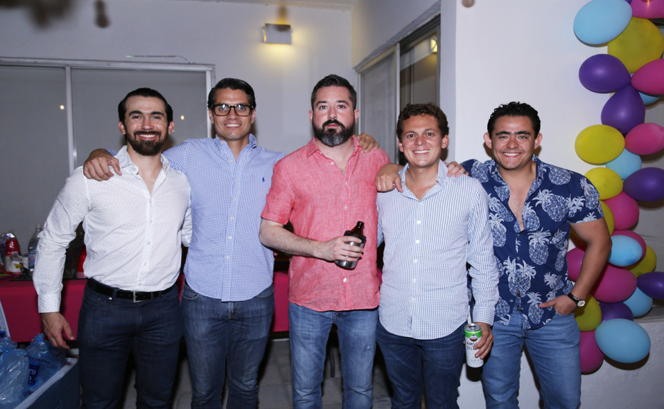 Rodrigo, Eduardo, Polo, Benjamín y Roberto