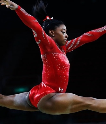 La gimnasta estadounidense ha ganado cinco campeonatos mundiales (Shutterstock).