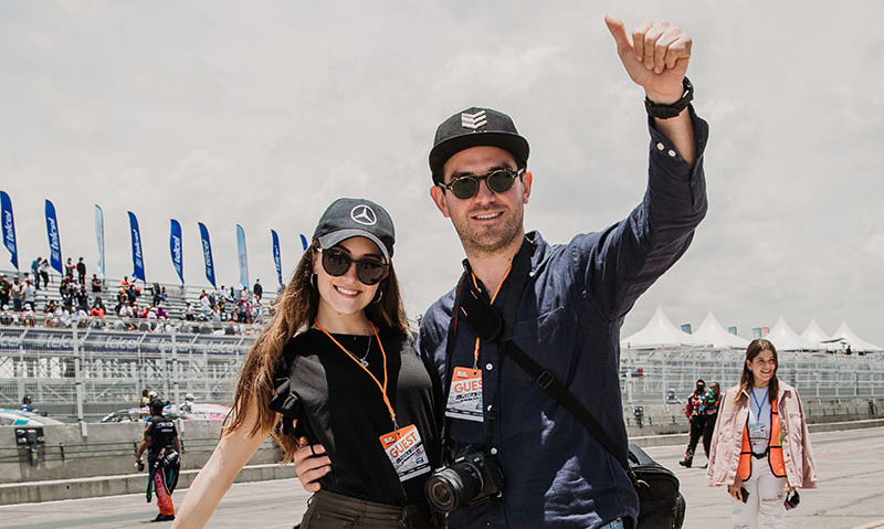 Andrea Selmen y Daniel Elizarraras