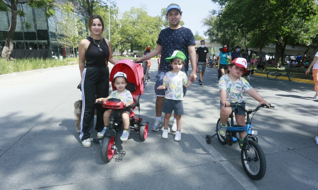 Karla Maycotte, Diego Fayad, César Fayad, César Fayad y Andrés Fayad / Foto: Omar Valdez