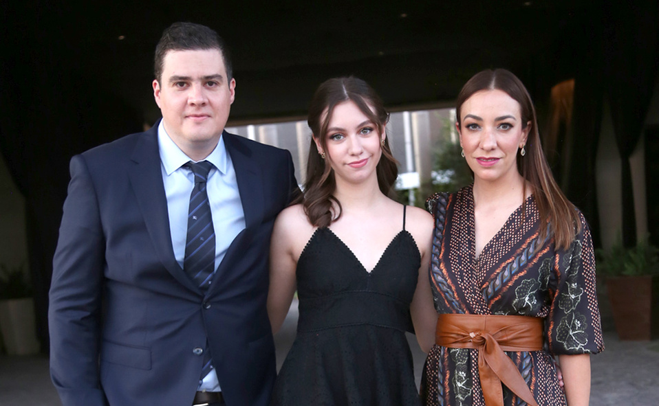 Carlos, Bárbara y Susana