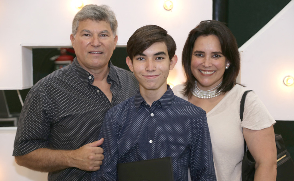 Javier, Daniel y Marcela