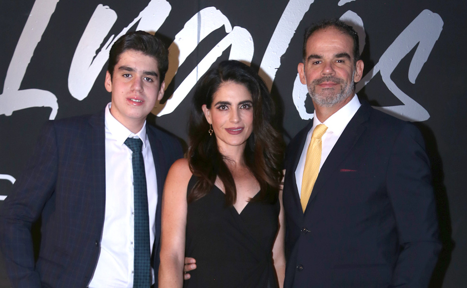 Marcelo, Paola y Gustavo