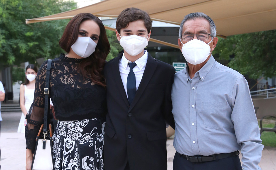 Norma, Luis y Javier