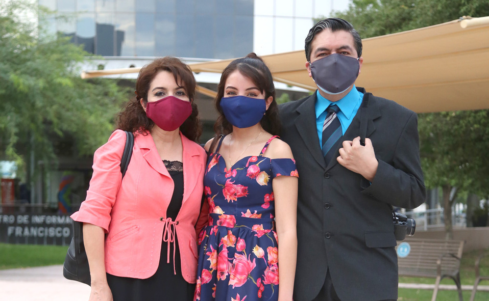Rocío, Esmeralda y Roberto