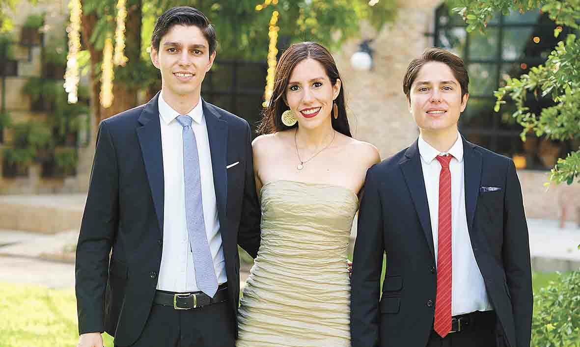 Pablo Meza, Andrea Meza y Germán Meza / Fotos: José Chang