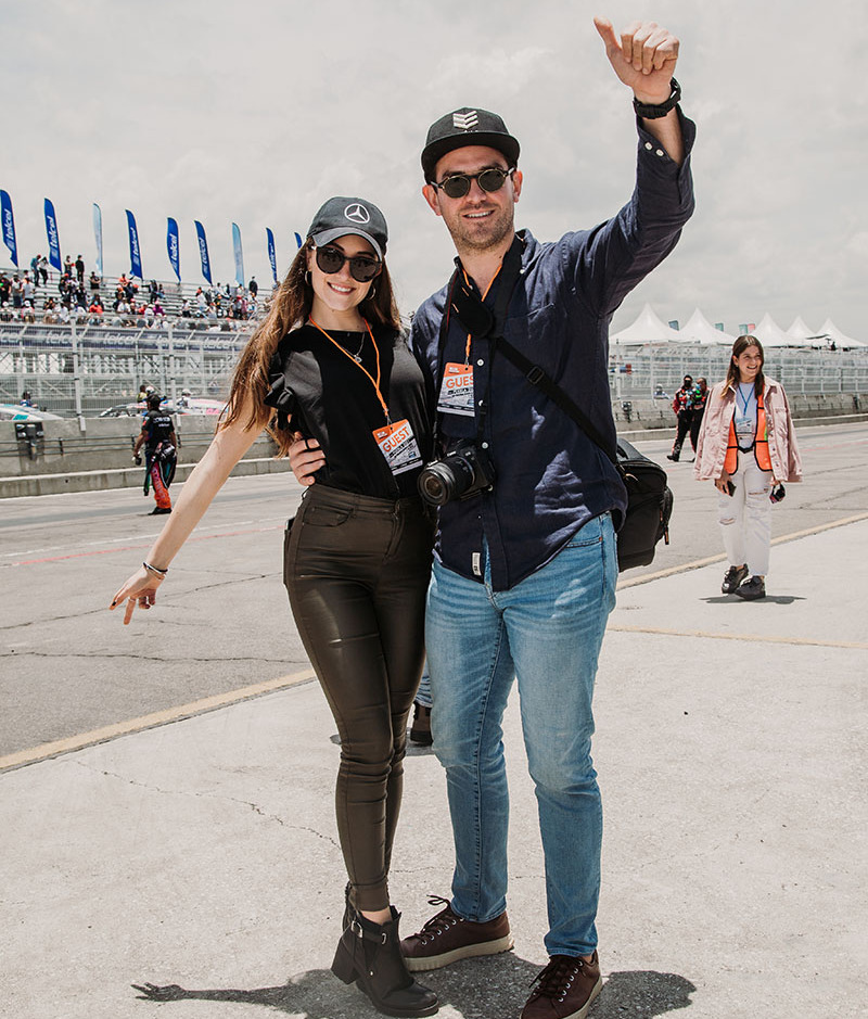 Andrea Selmen y Daniel Elizarraras