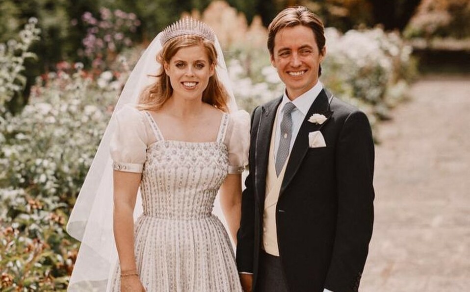 Eugenia de York y su esposo. Foto: Instagram