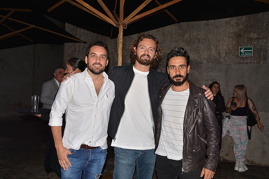 Luis Fernández del Valle, Alex Romero  y  Jorge González