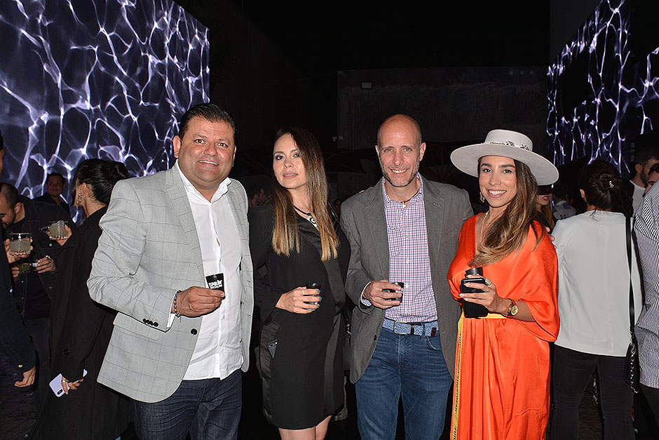 Ángel Delgado, Iliana Bermúdez,Gustavo Guerra y  Maya Ascencio