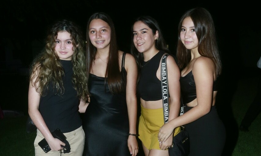 Bárbara Dávila, Mariana Rodríguez, Ximena Villarreal y Valentina Leal / Foto: Omar Valdez