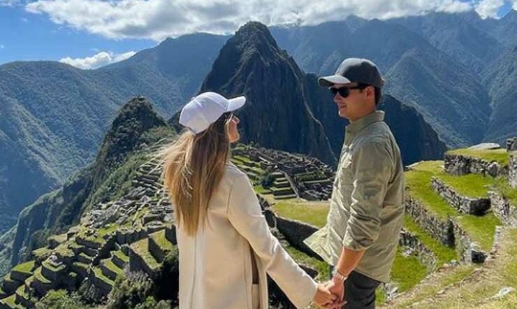 Pau Escámez y Alberto Hinojosa en Machu Picchu, Perú / Fotos: Cortesía