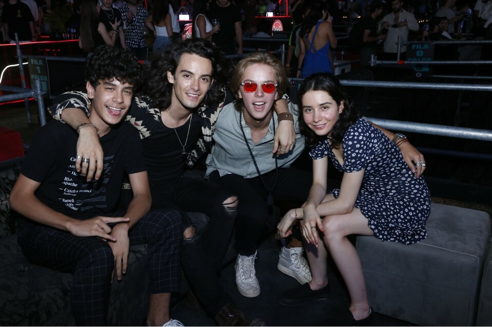 Marcelo Rodríguez, Chavianni Ponce, Luis de la Rosa y Carolina Molva. FOTO: DANIEL SALDÍVAR