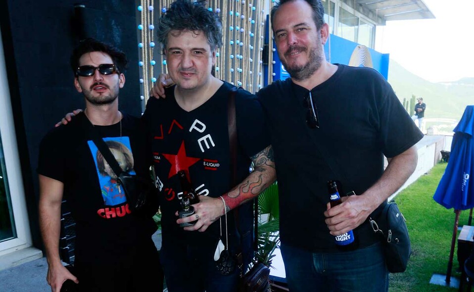Neto Rox, Jonas y Gabo López / Fotos: Omar Valdez