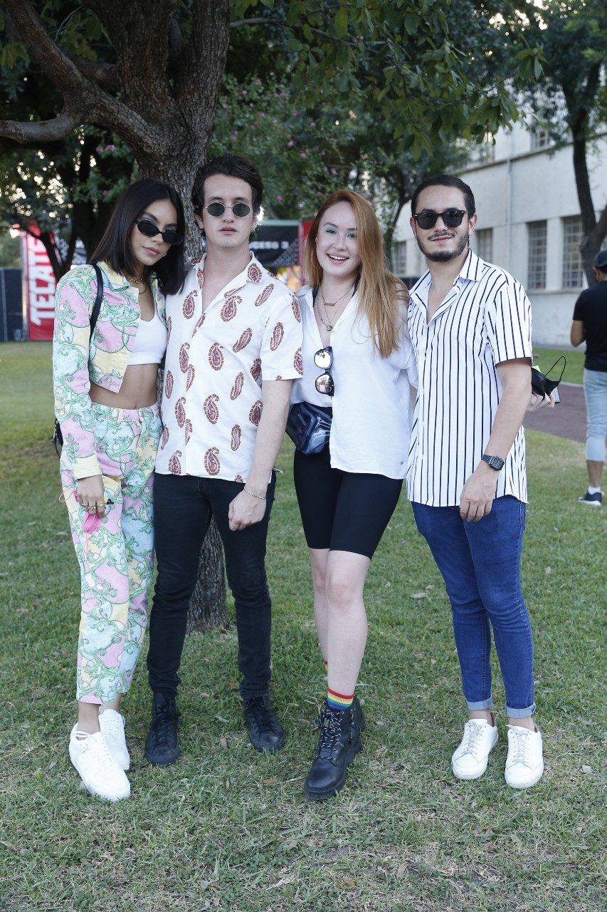 Valery Rodríguez, Roberto Palazuelos, Mariana Guerra y Alex Bezares. FOTO: DANIEL SALDÍVAR