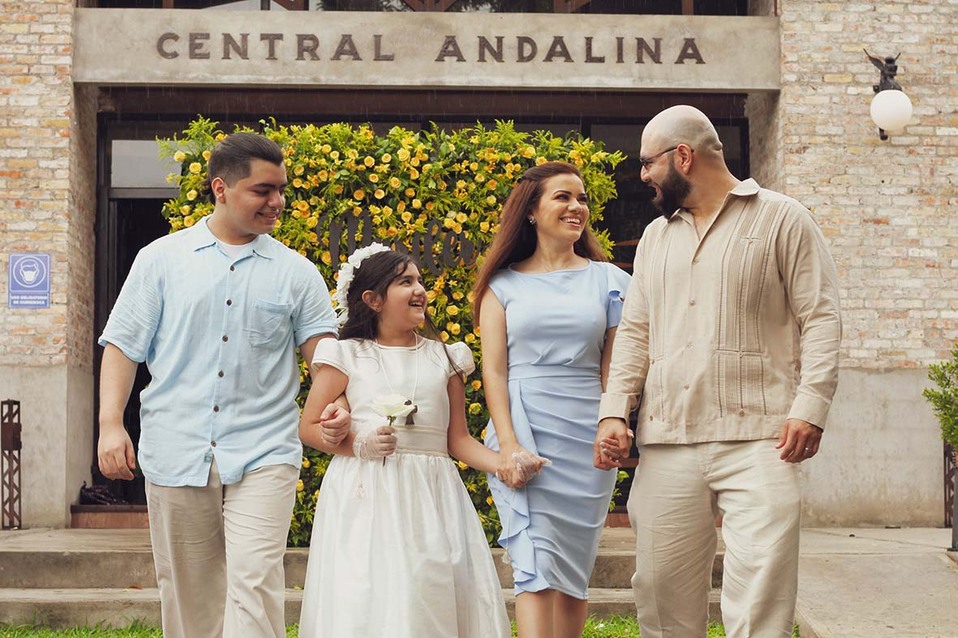 David López, Ana de López, Marifer López y Joaquín López / Fotos: José Chang