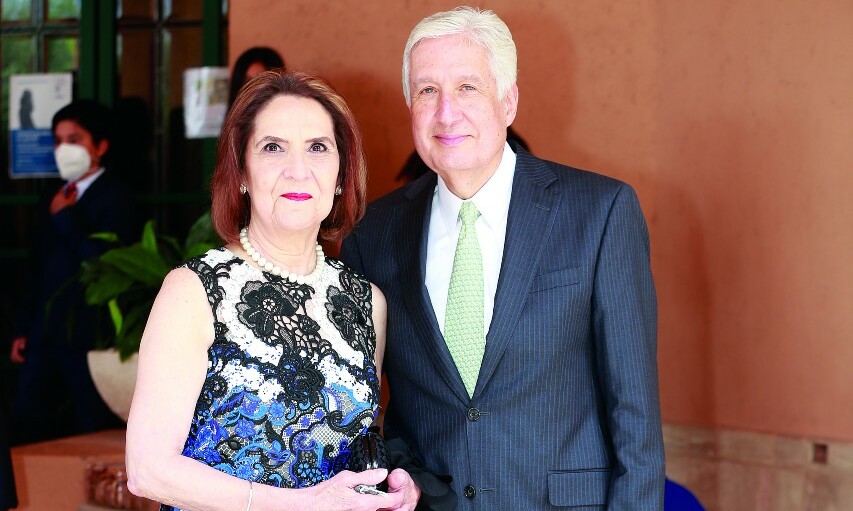 Magdalena Margáin de Ramírez y David Noel Ramírez  / Foto: Daniel Saldívar