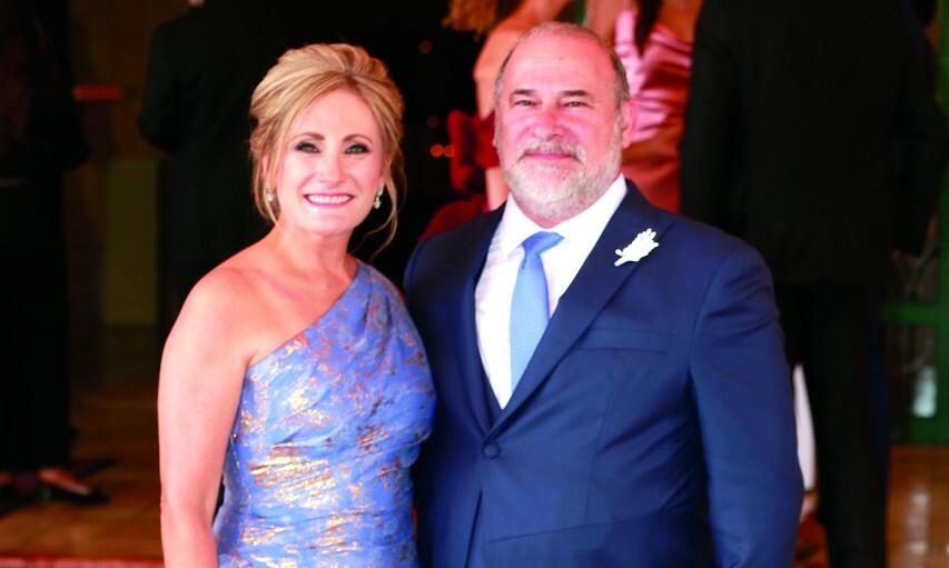 Papás del novio. Nora Elena Andrade de Guajardo y Gerardo Guajardo / Foto: Daniel Saldívar