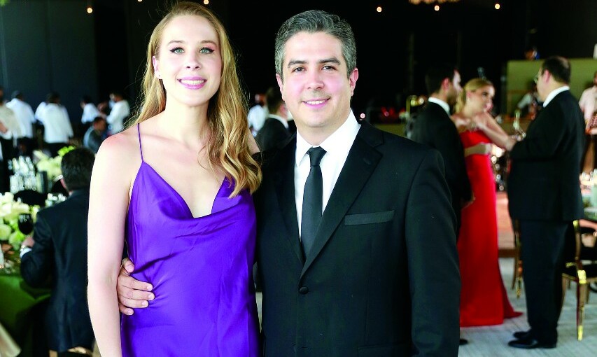 Samanta Rangel de Martínez y Víctor Martínez / Foto: Daniel Saldívar