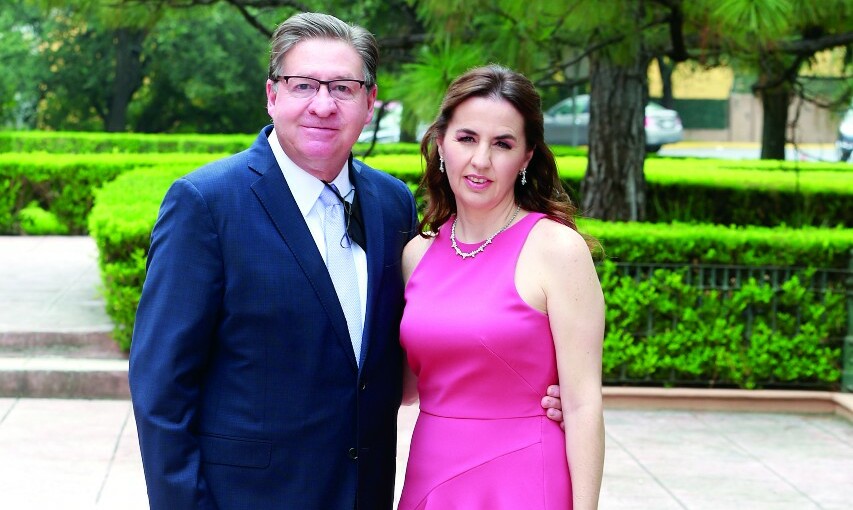 Mario Alberto Santos y Jeanette Ravizé de Santos / Foto: Daniel Saldívar