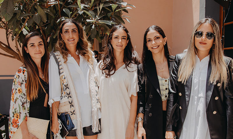 Constanza Quintana, Diana Kuri, Denisse Kuri, Paola Kuri y Majo Bello