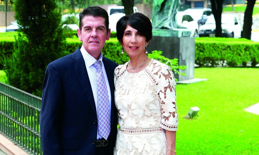 Jesús Zubiría y Lorena Assad de Zubiría / Foto: Daniel Saldívar