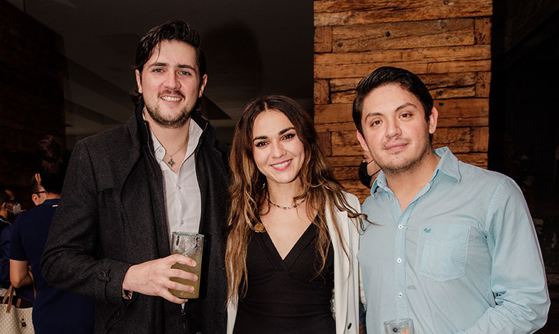 Antonio Vargas, Isamar Lezama y Raúl Rocca